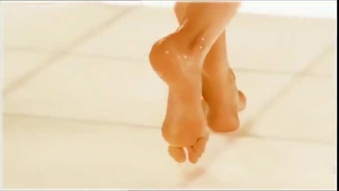 European Singer With Long Soles In A Steamy Video