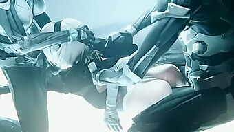 Sensual Exploración Del Robot Nier Automata 2b