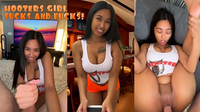 Zážitek Z Pohledu První Osoby S Kurvou Na Nezbedném Serveru Hooters!