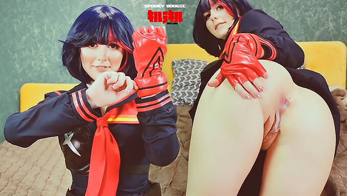 Ryuko Matoi ได้รับการเจาะทวารหนักอย่างรุนแรงจากครูสอนพิเศษที่เปลือยเปล่าในช่องเปิดทั้งหมดของเธอ ปิดท้ายด้วยการแตกในก้น - Cosplay Klk Spooky Boogie