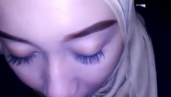 Arabian Beauty In Hijab Reveals Her Sensual Side In Homemade Video