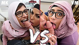 Mia Khalifa และ Violet Myers ไปเย็ดกันใน Threesome ร้อน